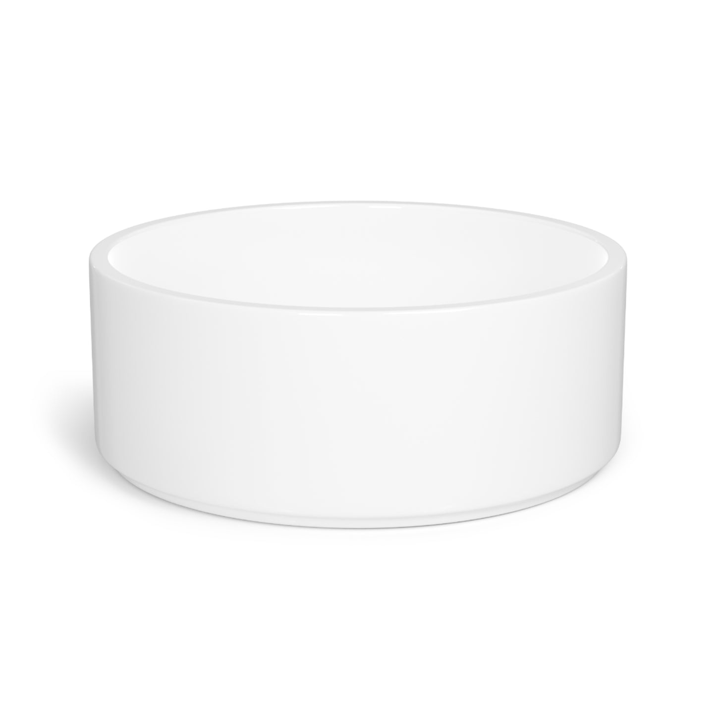 Christian Pet Bowl with Philippians 4:13 Quote — Cross & Paw Print Design