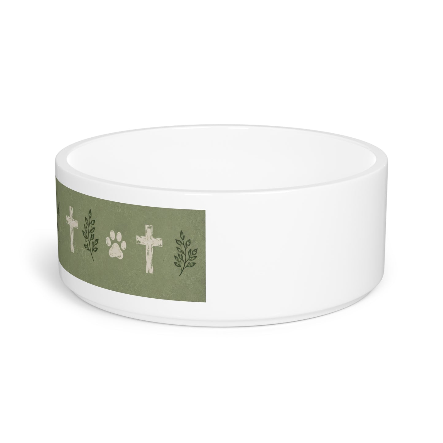 Christian Pet Bowl — "The Lord is my shepherd" Psalm 23:1 Dog & Cat Bowl