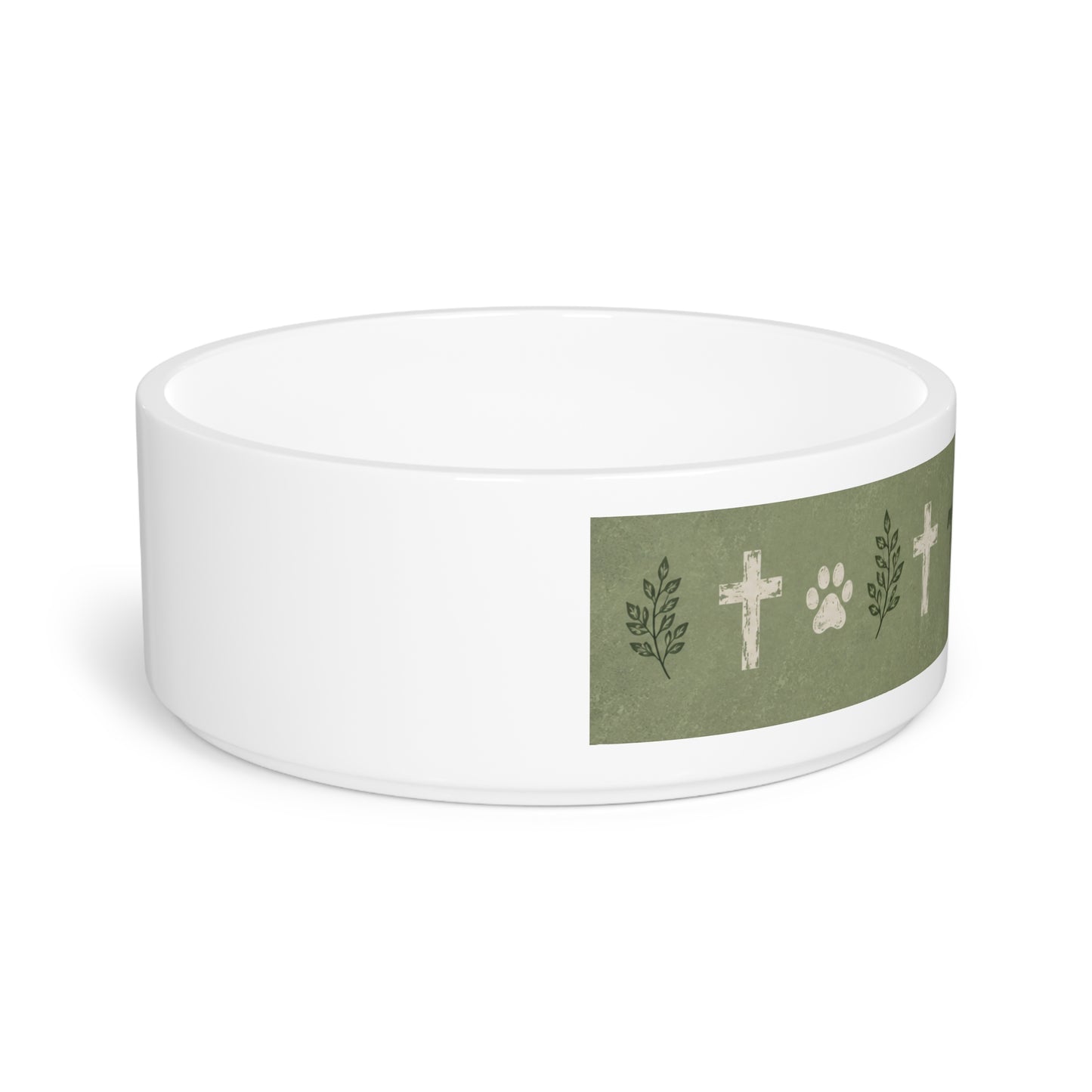Christian Pet Bowl — "The Lord is my shepherd" Psalm 23:1 Dog & Cat Bowl