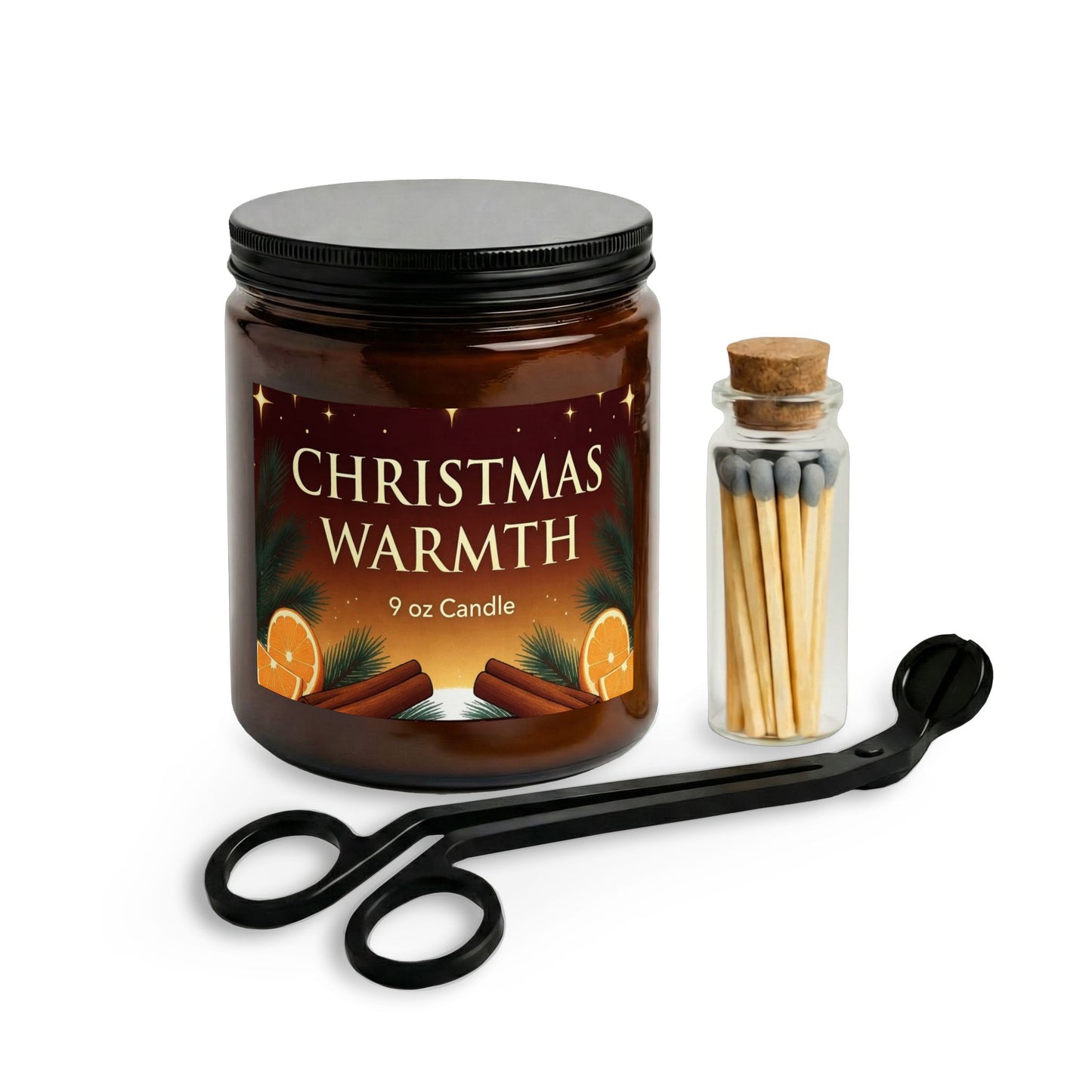 Candle Set with Matches and Wick Trimmer